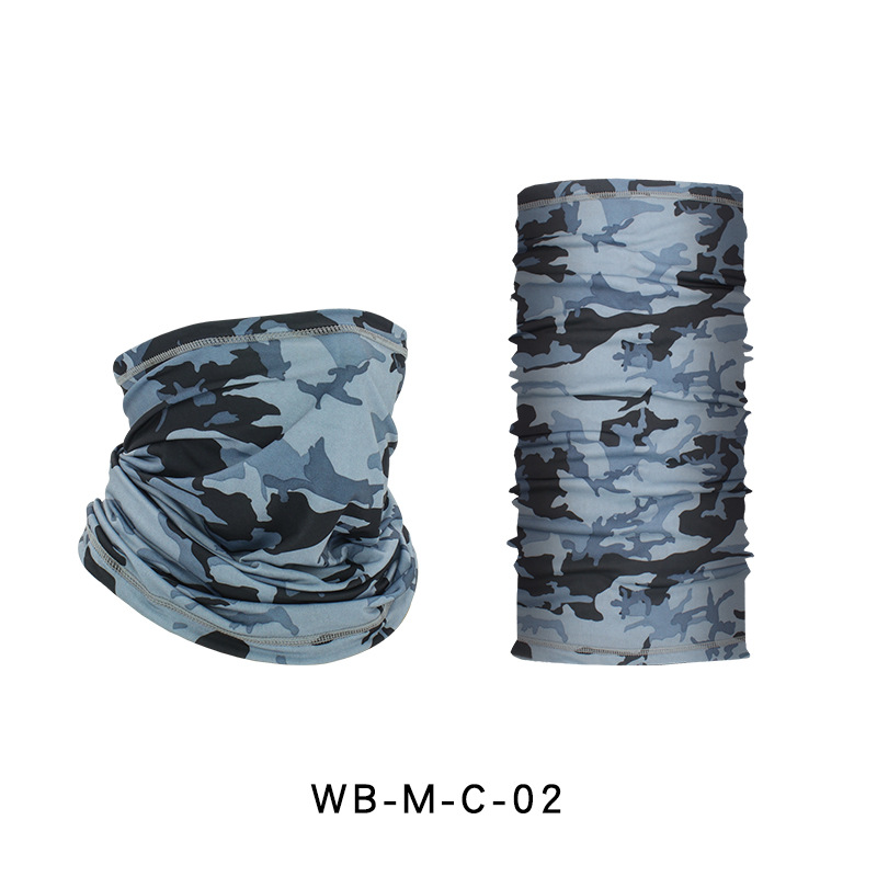 Picture of Outdoor breathable sunscreen breathable Ice Silk sports turban scarf Fishing Magic face scarf collar riding mask headgear