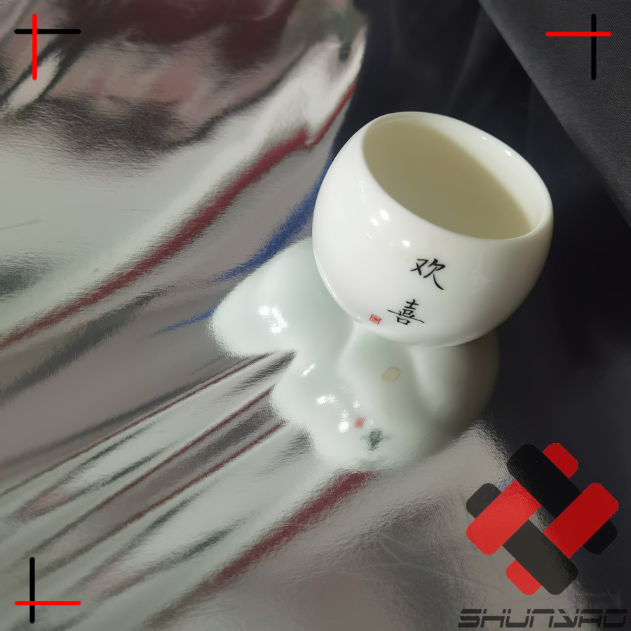 Shun Yao elastic mirror silver fabric four-sided elastic Super Bright Future Technology sense fabric