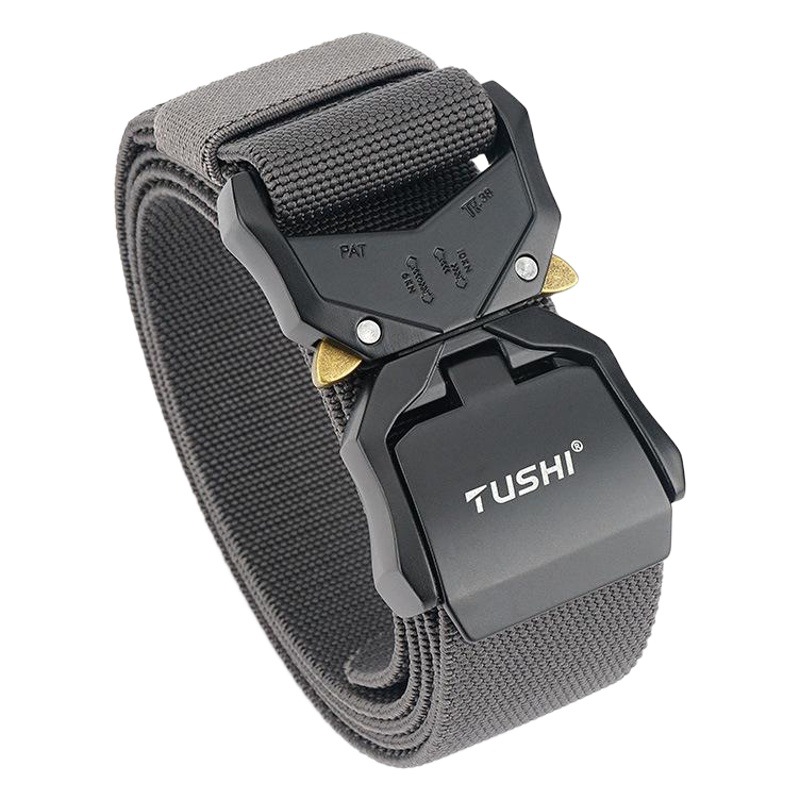 3.8cm New Double Quick Release Aluminum Alloy Buckle Nylon Belt Men Cobra Tactical Belt Wholesale
