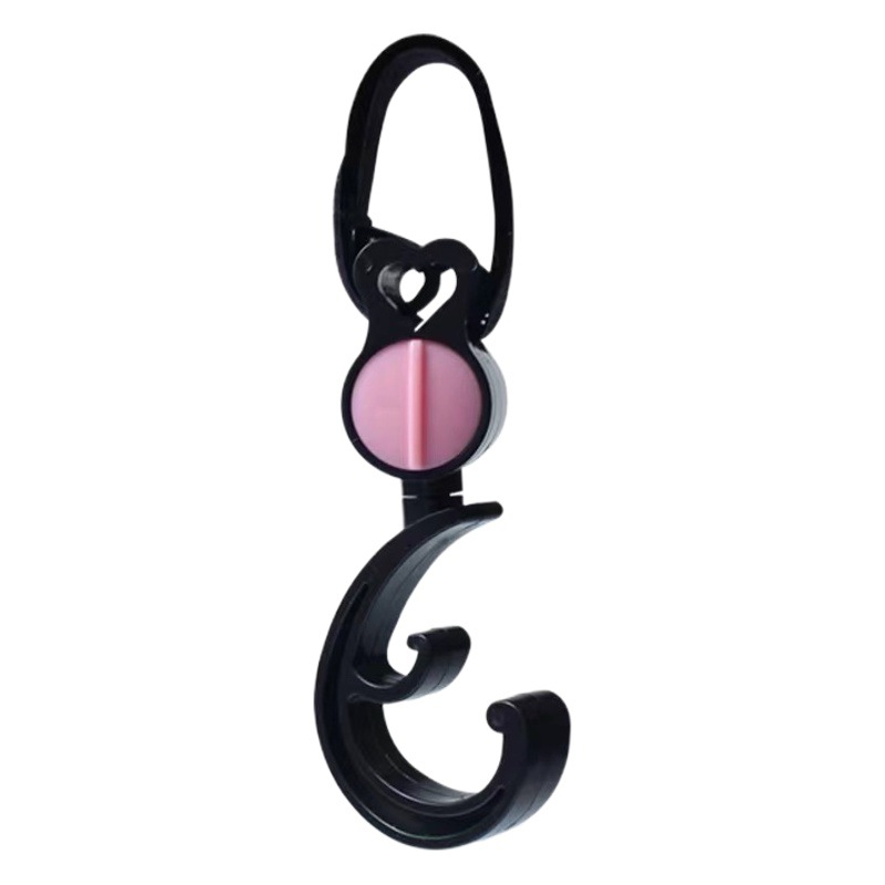 Picture of Stroller Hook Baby Stroller Velcro Hook 360 Degree Rotation Convenient Baby Stroller Hook Accessories