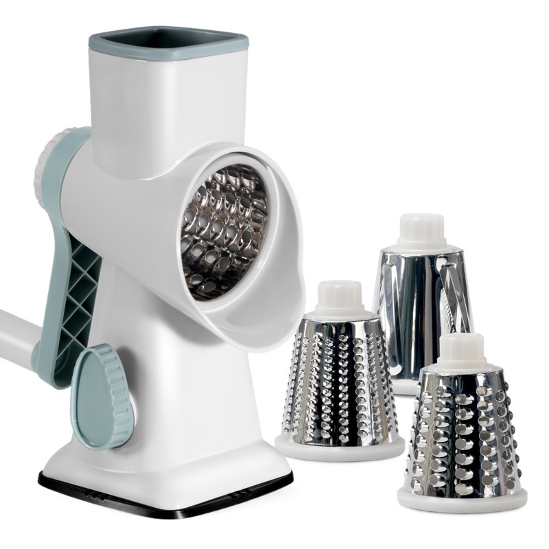 Picture of Keok Multifunctional Hand-Cranked Vegetable Cutter, Cheese Shredder, Slicer, Hand-Cranked Vegetable Cutter, Vegetable Cutting Tool