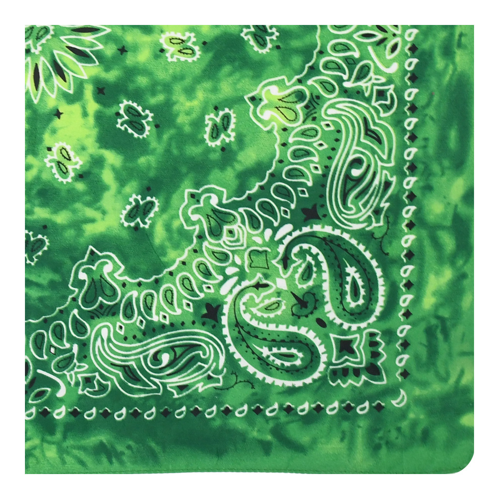 Picture of European and American cross-border all-match tie-dyed polyester melon seeds flower outdoor sports scarf ameikaji motorcycle all-match square scarf