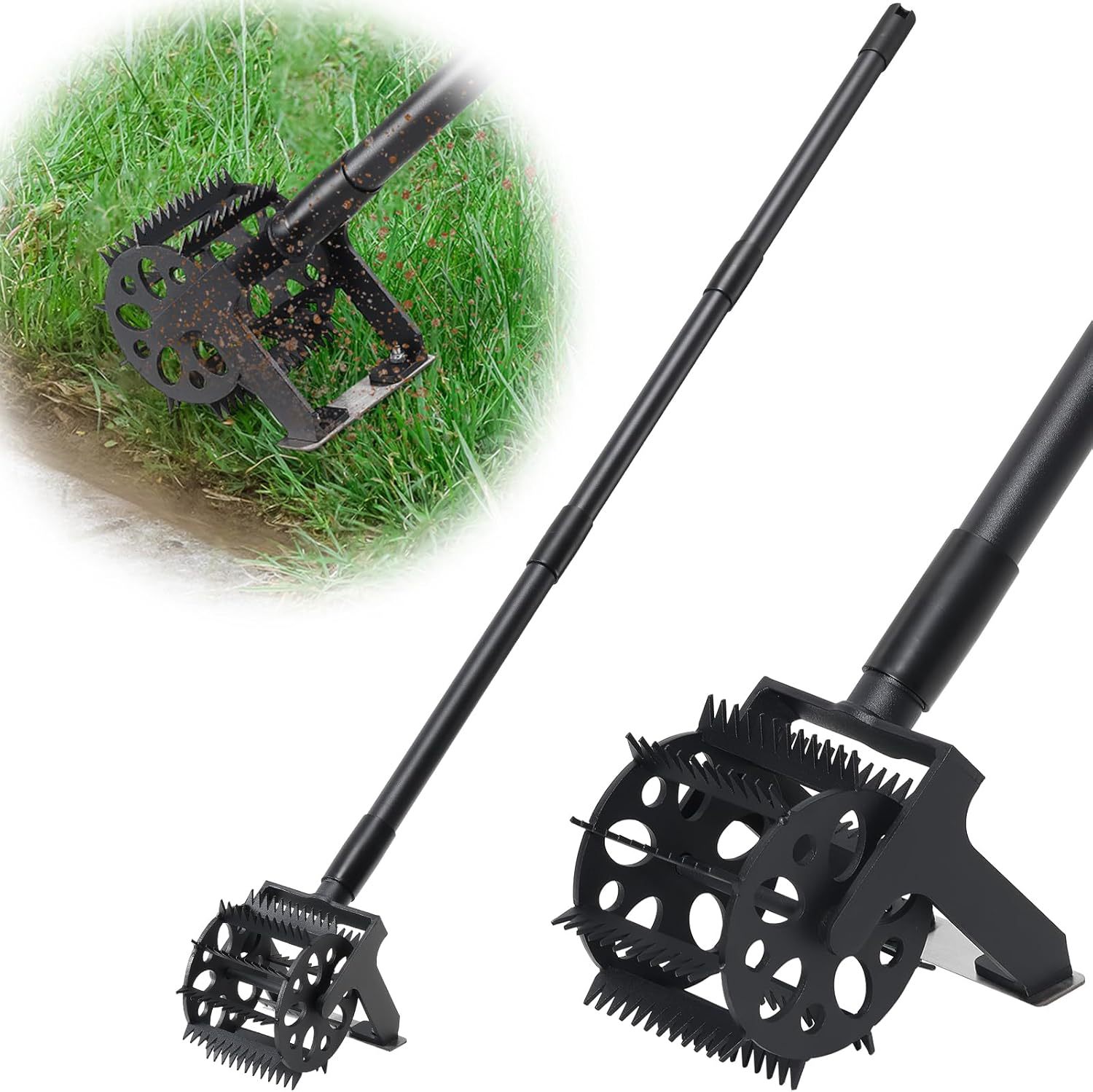 New Amazon Best-Selling Soil Loosener and Soil Turner Lawn Aerator Spike Manual Tool