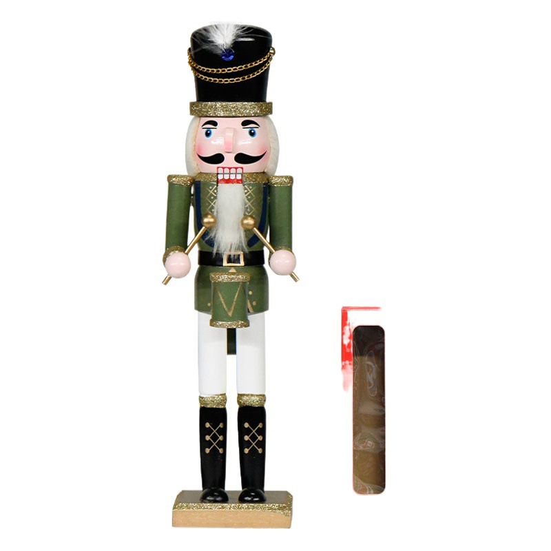Atmosphere New Green Nutcracker puppet soldier Christmas decoration European creative home crafts ornaments