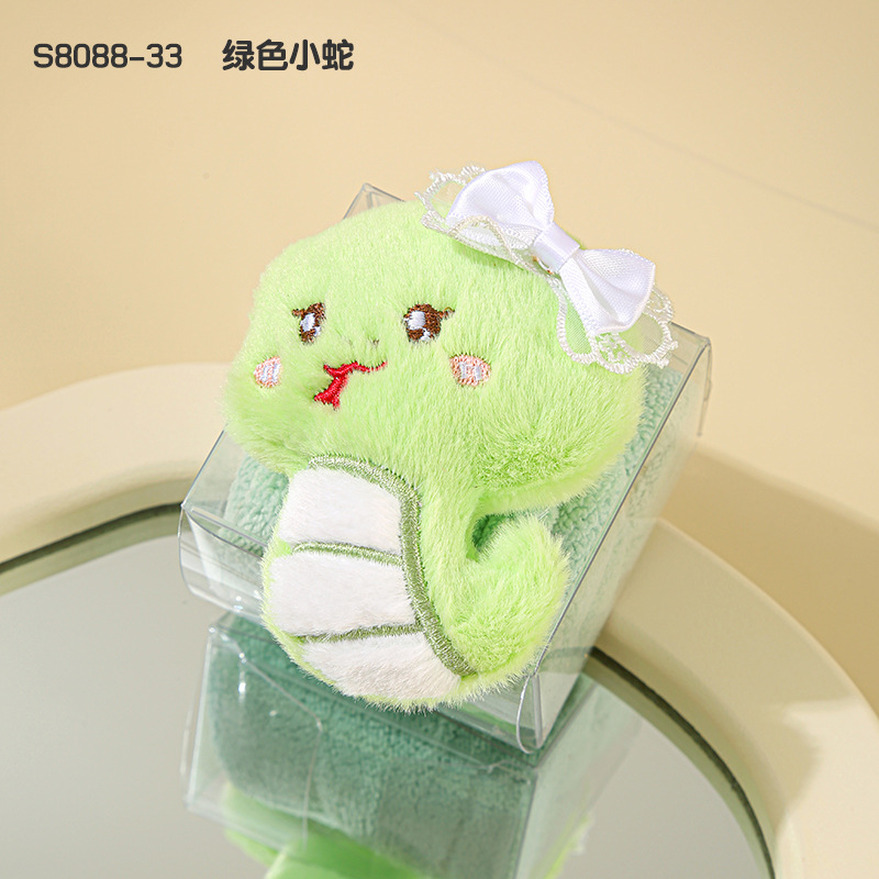 Picture of Hand gift towel creative towel cartoon animal children's square towel Tulip small towel gift box doll