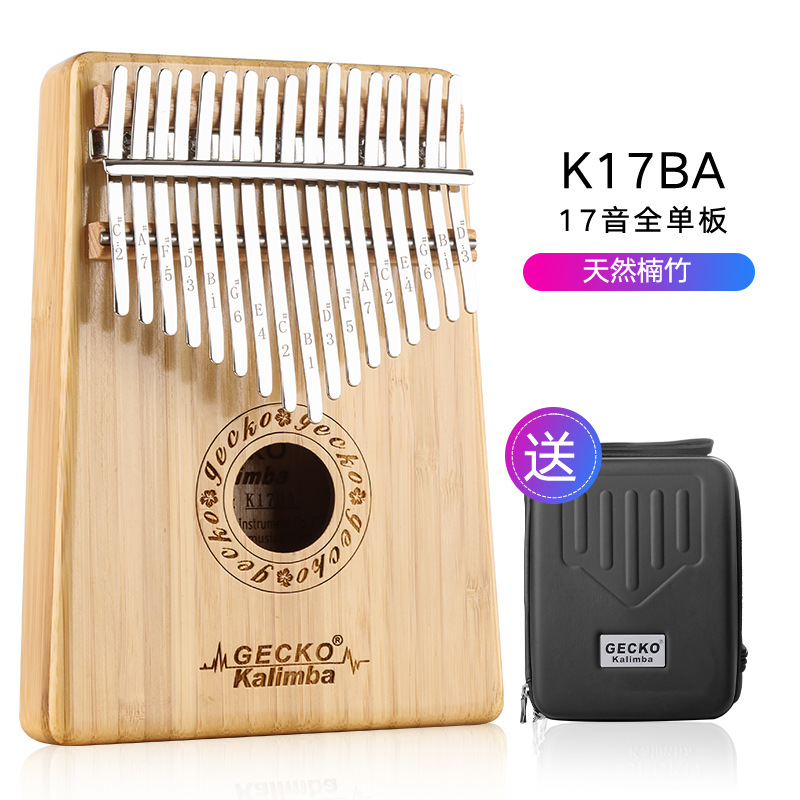 Picture of Gecko Kalemba kalimba Thumb 17 Tone Finger Piano Portable Musical Instrument in stock on Demand