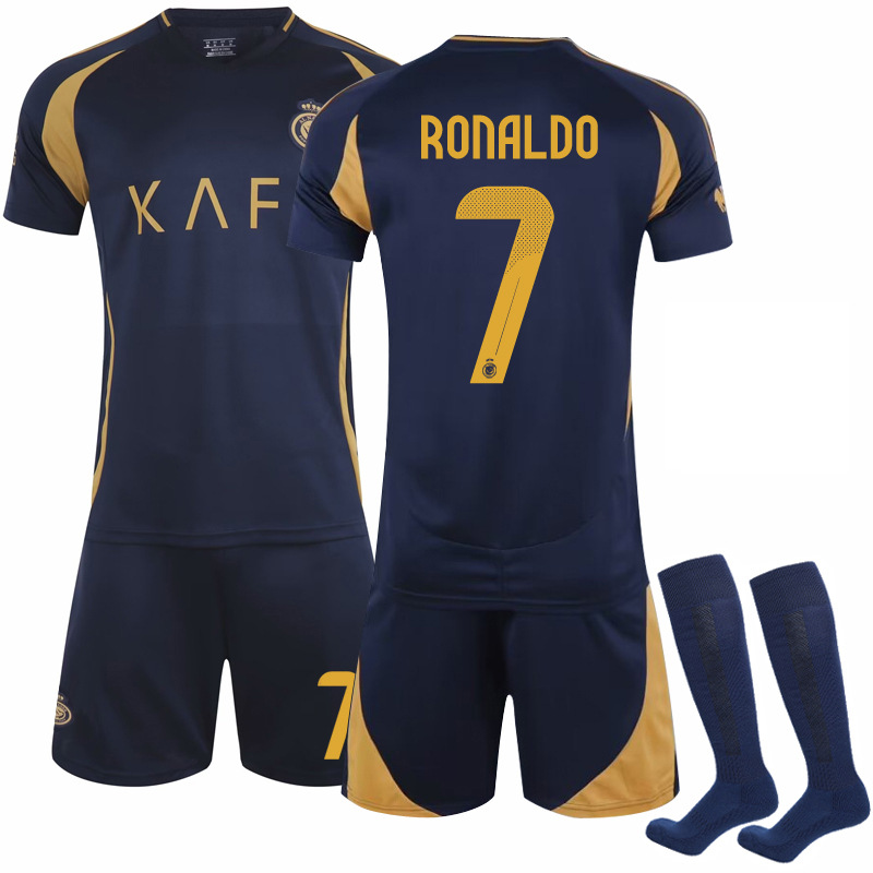2425 Riyadh Victory Away New No.7 Ronaldo Football Suit suit Sand United Jersey 10 Mane Large