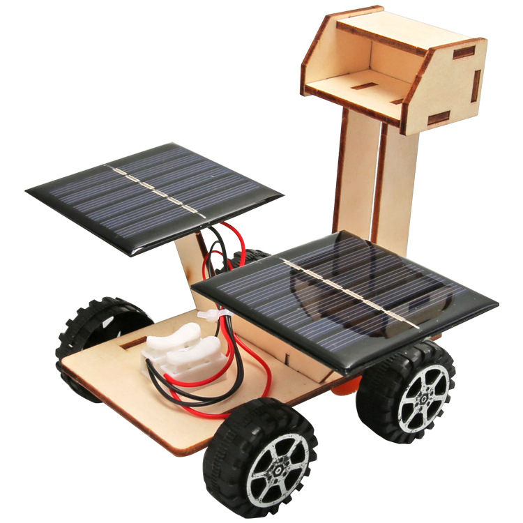 Picture of Children's Technology diy handmade small production moon exploration car solar toy car physical model scientific experiment