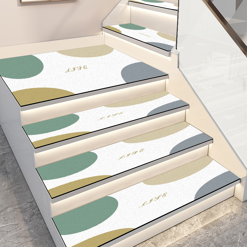 Picture of Simple style household non-slip stair mat stain-resistant easy-to-clean diatom mud floor mat non-slip cutting and soundproof floor mat