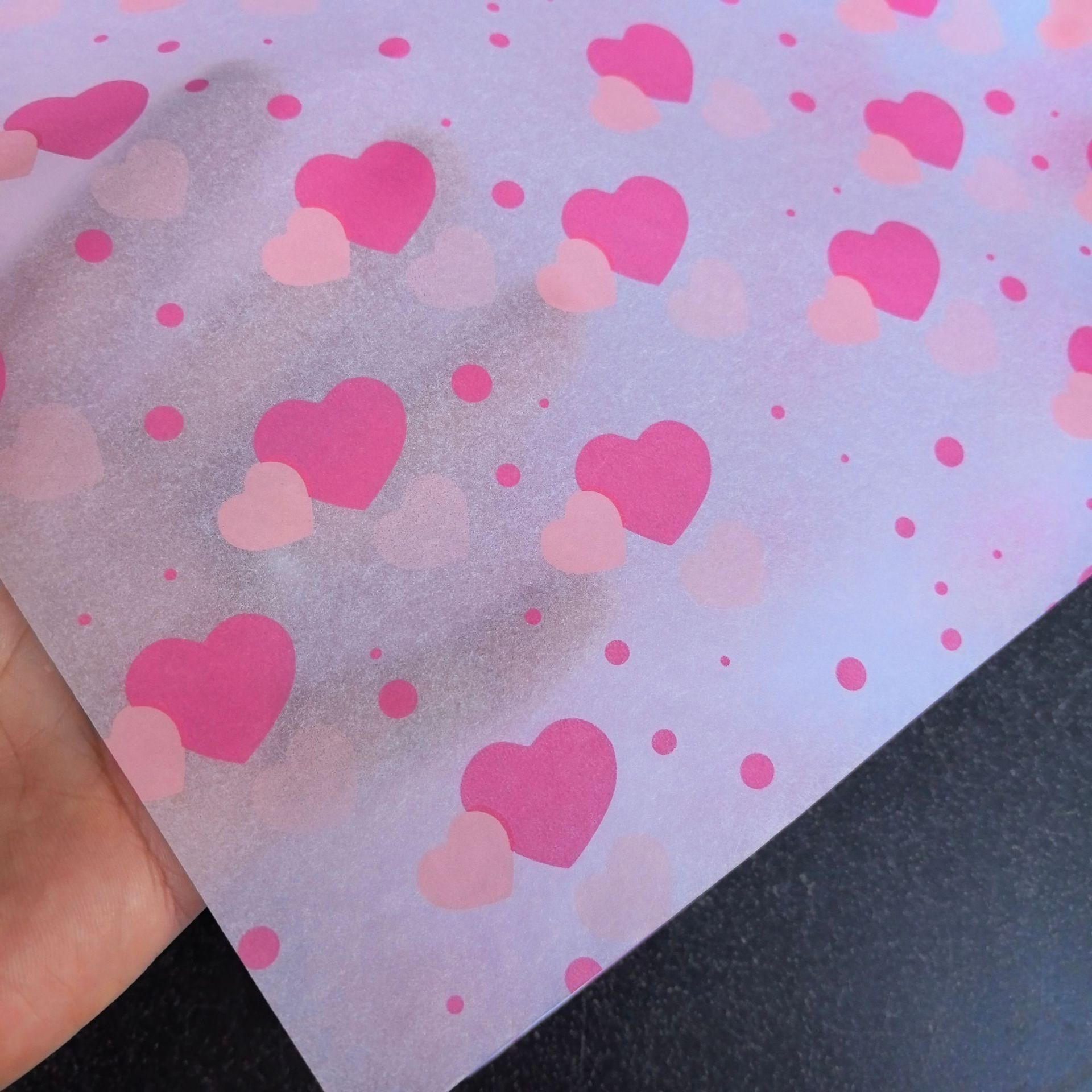 Picture of New valentine's day 10 a bag of gift packaging Sydney paper love printing copy paper tissue paper 50X70CM