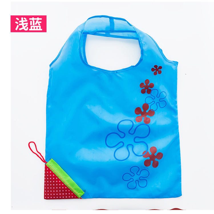 Picture of Creative Foldable Strawberry Bag Household Portable Polyester Shopping Bag Printable Advertising logo