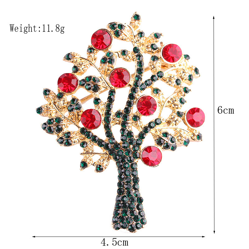 Picture of Lanhao European and American New Fashion Christmas Brooch Christmas Tree Shoes Elk Wreath Snowflake Bell Pin Women