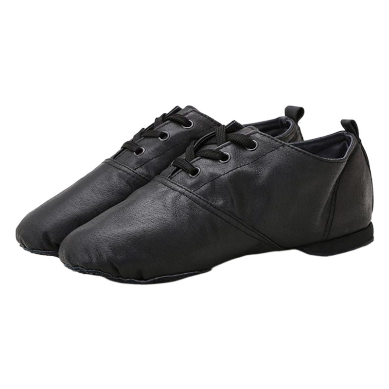 Microfiber Leather High-Top Dance Shoes, Jazz Boots, Riding Boots, High-Top Bright Leather Performance Stage Shoes, Genuine Leather Mongolian Boots