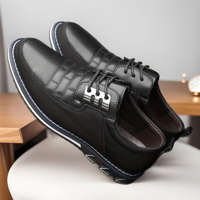 Cross-border Amazon Board Shoes Men's New Shoes Summer Fashion Men's Shoes Casual Shoes plus size British Style Lace-up