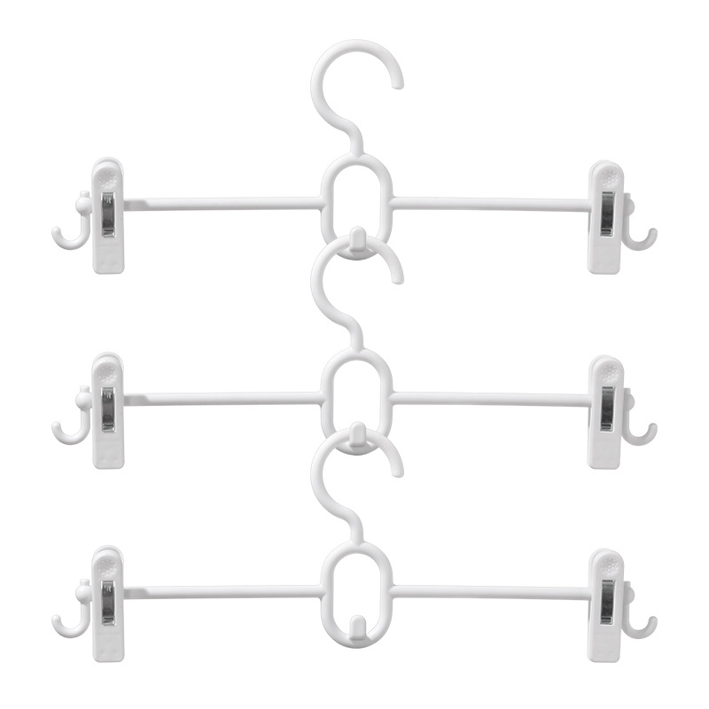 Picture of Seamless household pants rack pants clip jk skirt clip hanger clip pants hanger storage artifact wardrobe special pants rack