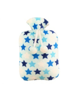 Picture of 2000ml hot water bag knitted cover large cloth cover water-filled hot water bag flannel bag super soft knitted insulation