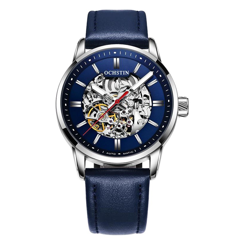 ochstin hot selling automatic mechanical men's watch hollow leather luminous men's fashion mechanical watch wholesale agent
