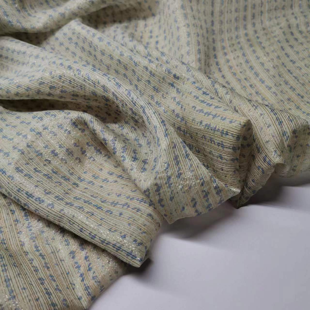 Special Price Positioning Print Narrow Bright Silk Silk Georgette Fabric Ancient Costume Han Dynasty Skirt Fabric
