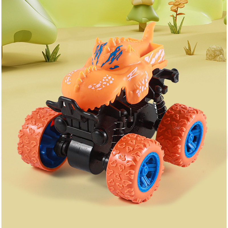 Picture of Off-road inertia pull-back four-wheel drive model boy stunt children's toy car crash car manufacturers wholesale