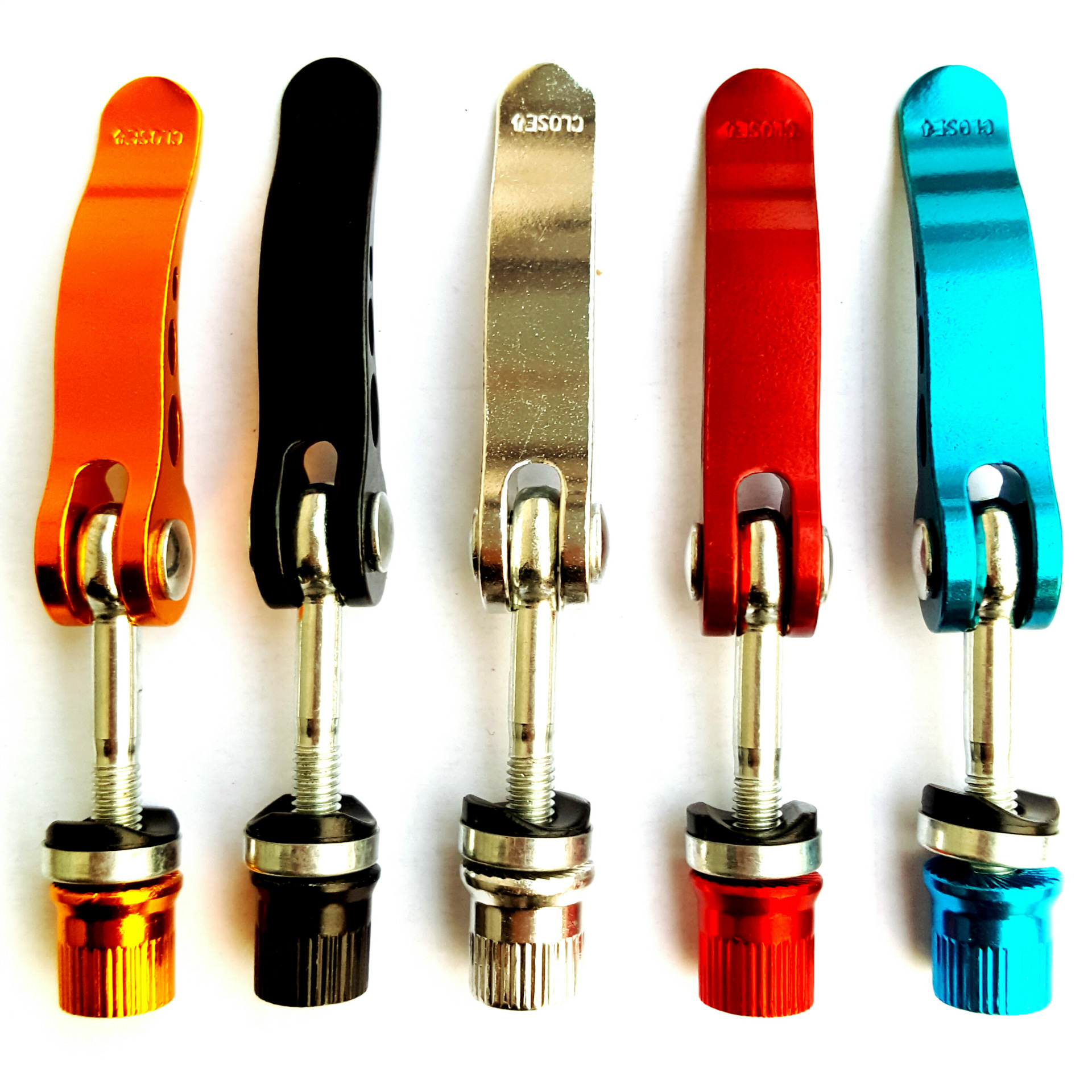 Quick release wire bicycle mountain bike aluminum alloy color saddle Tube quick release Rod seat Rod quick removal screw