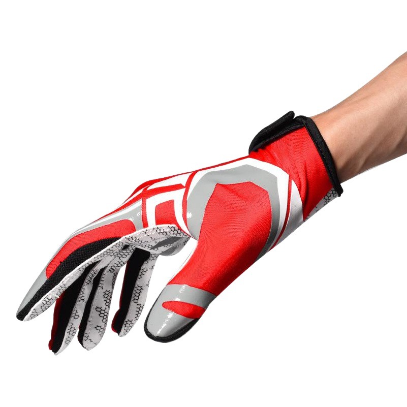 Burton Rugby Gloves Sports Training Gloves Plaid Breathable Silicone Non-Slip Competition Training Rugby Gloves