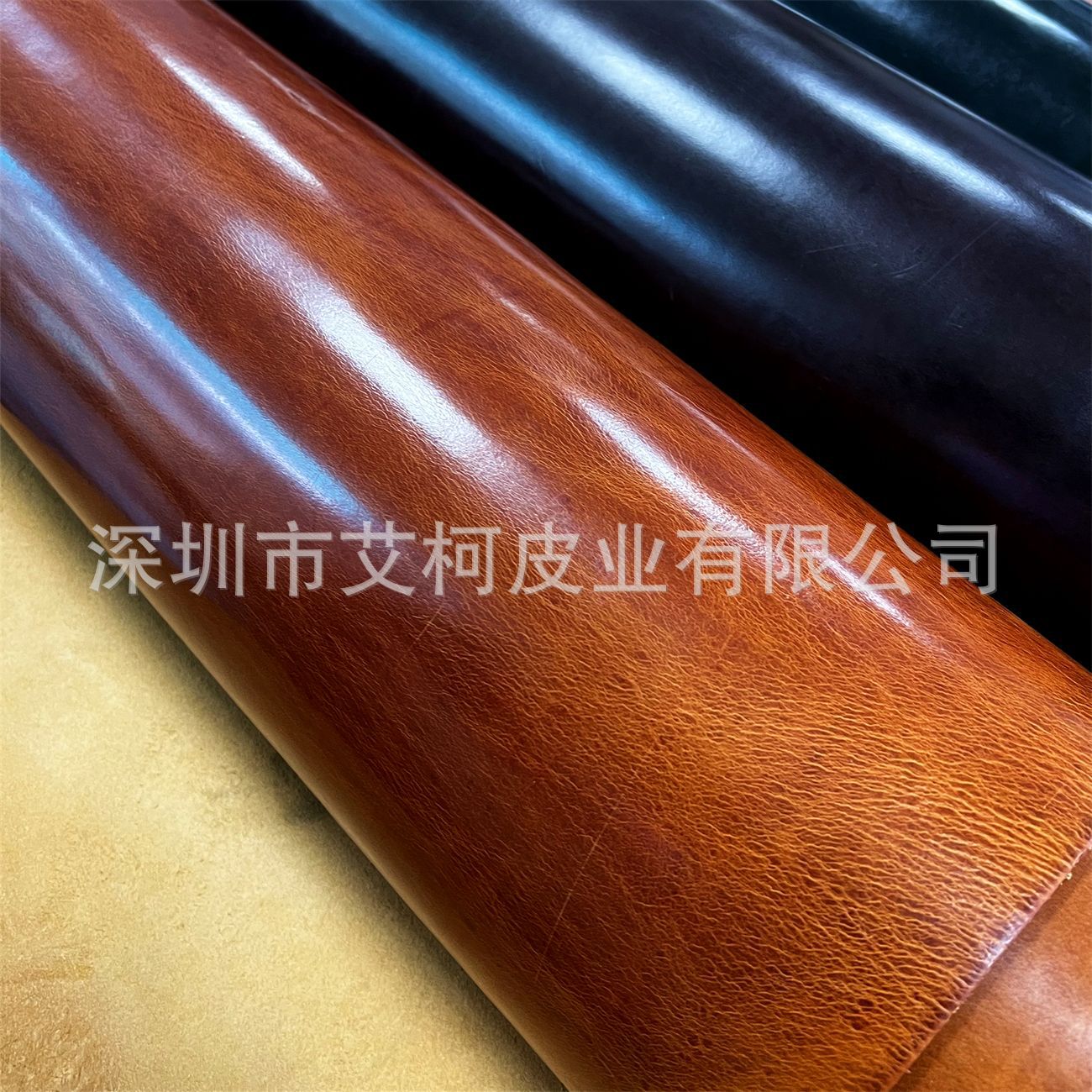 Plant tannin tanned environmental protection cowhide retro oil wax bark lamb bark 3.5-4.0MM super thick vegetable tanned cowhide