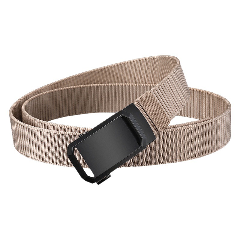 New live broadcast popular canvas belt men's Korean-style casual cross-border lengthened nylon woven fashionable belt belt