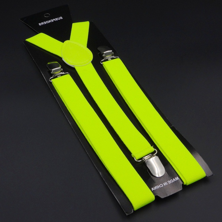 Picture of Factory wholesale candy color strap unisex adult sling multi-color optional 3 clips 2.5cm