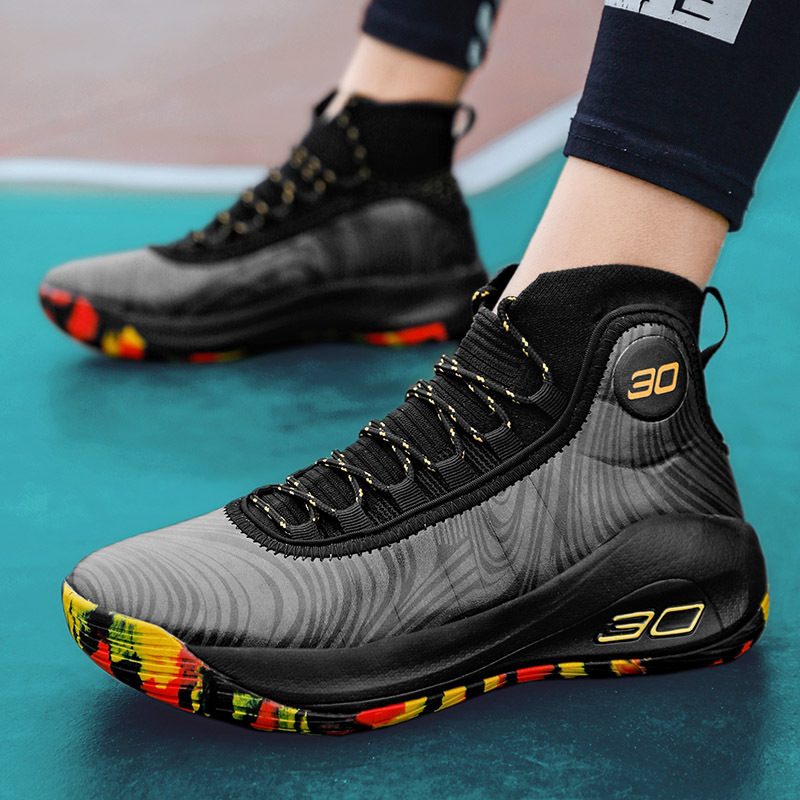 Platinum Big Children 12 Board Shoes Boys Basketball Shoes Battle Boots 13 Junior High School Students 14 Teenagers sneaker 15 Years Old Fashion Shoes