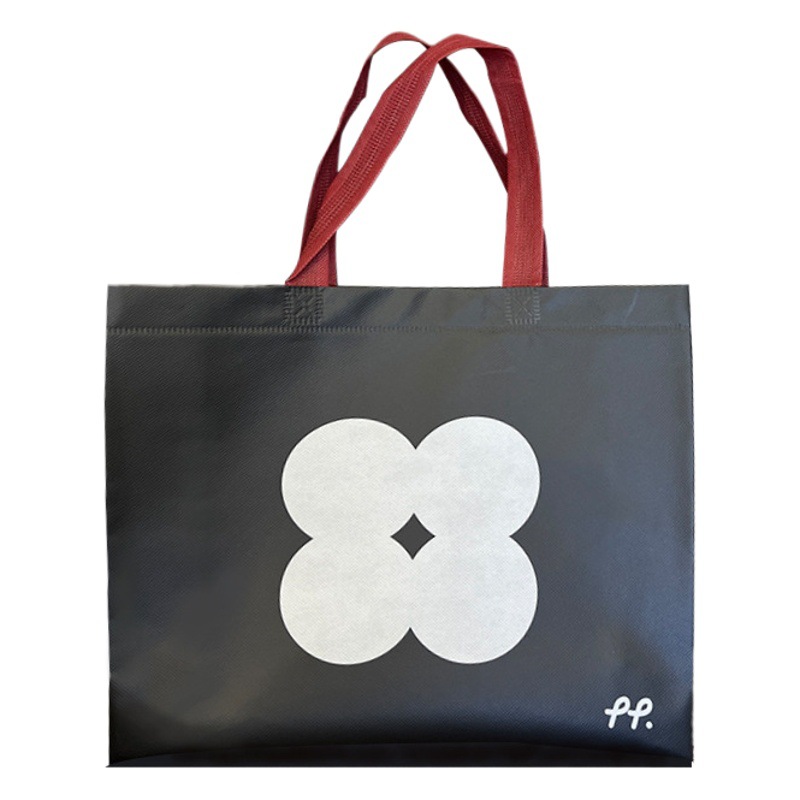 Large capacity bag clothing store handbag plastic bag customized logo small red book net red clothing bag non-woven bag