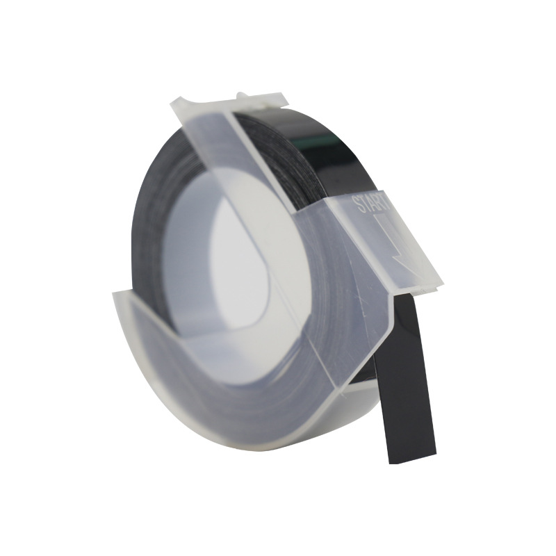 Suitable for Delta DYMO Manual Labeling Machine Stereo 3D Bump Embossed Tape 9mm Price Lettering Ribbon