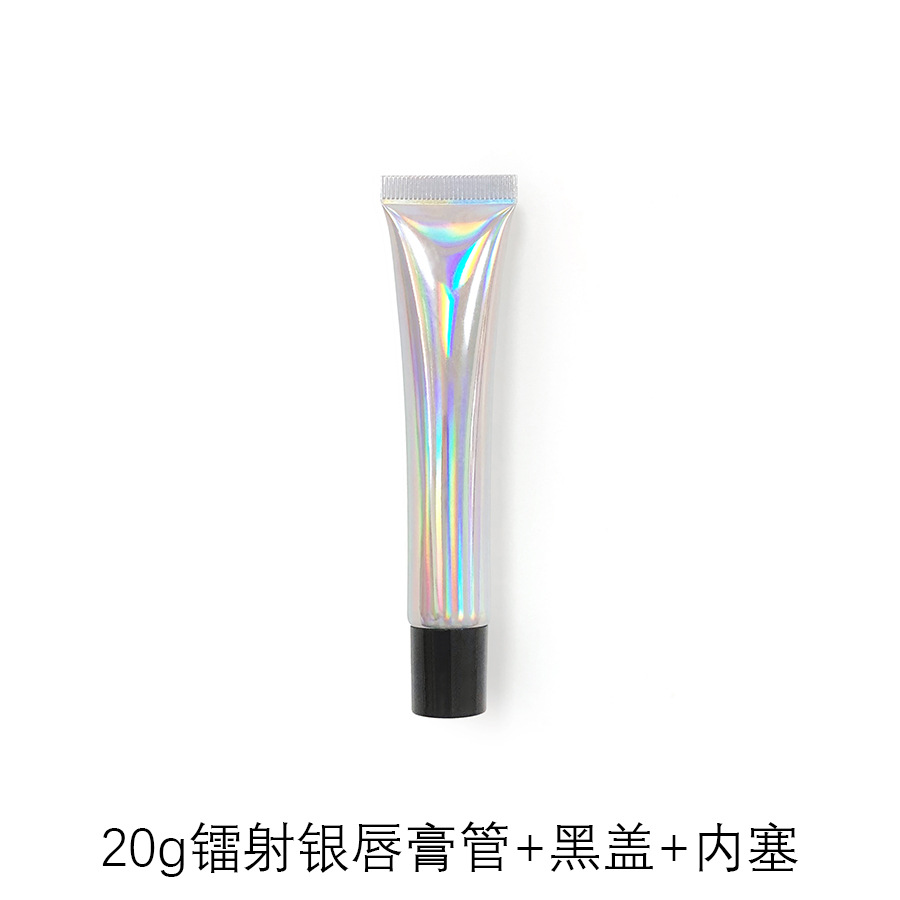 Picture of [Spot] 10g15g20g transparent white lipstick hose cosmetic hose packaging empty bottle lip gloss packaging