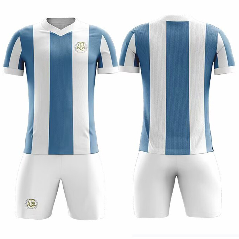 Anniversary Edition Argentina Football Suit suit Quick-drying Men's New Short-sleeved Jersey Summer