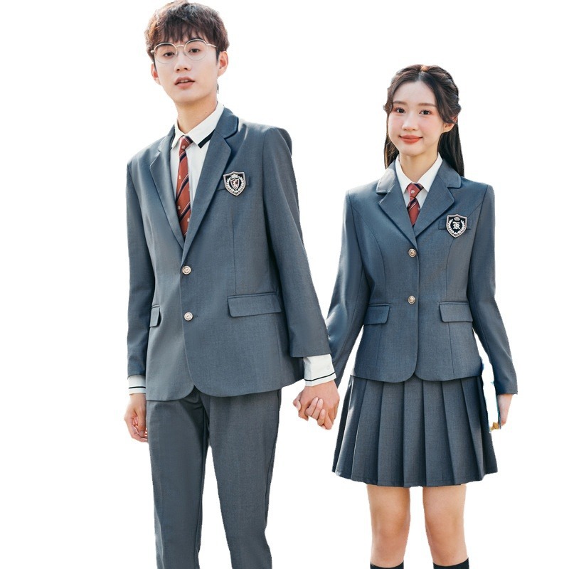 Picture of White shirt student college style female jk uniform suit suit kindergarten teacher campus uniform work clothes British style