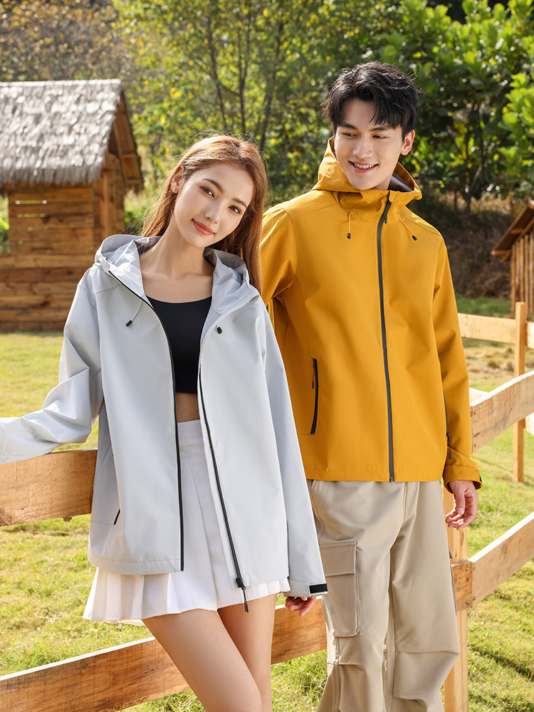 Haili * Sen with single-layer assault clothing 25 years spring windproof waterproof lightweight coat overalls logo