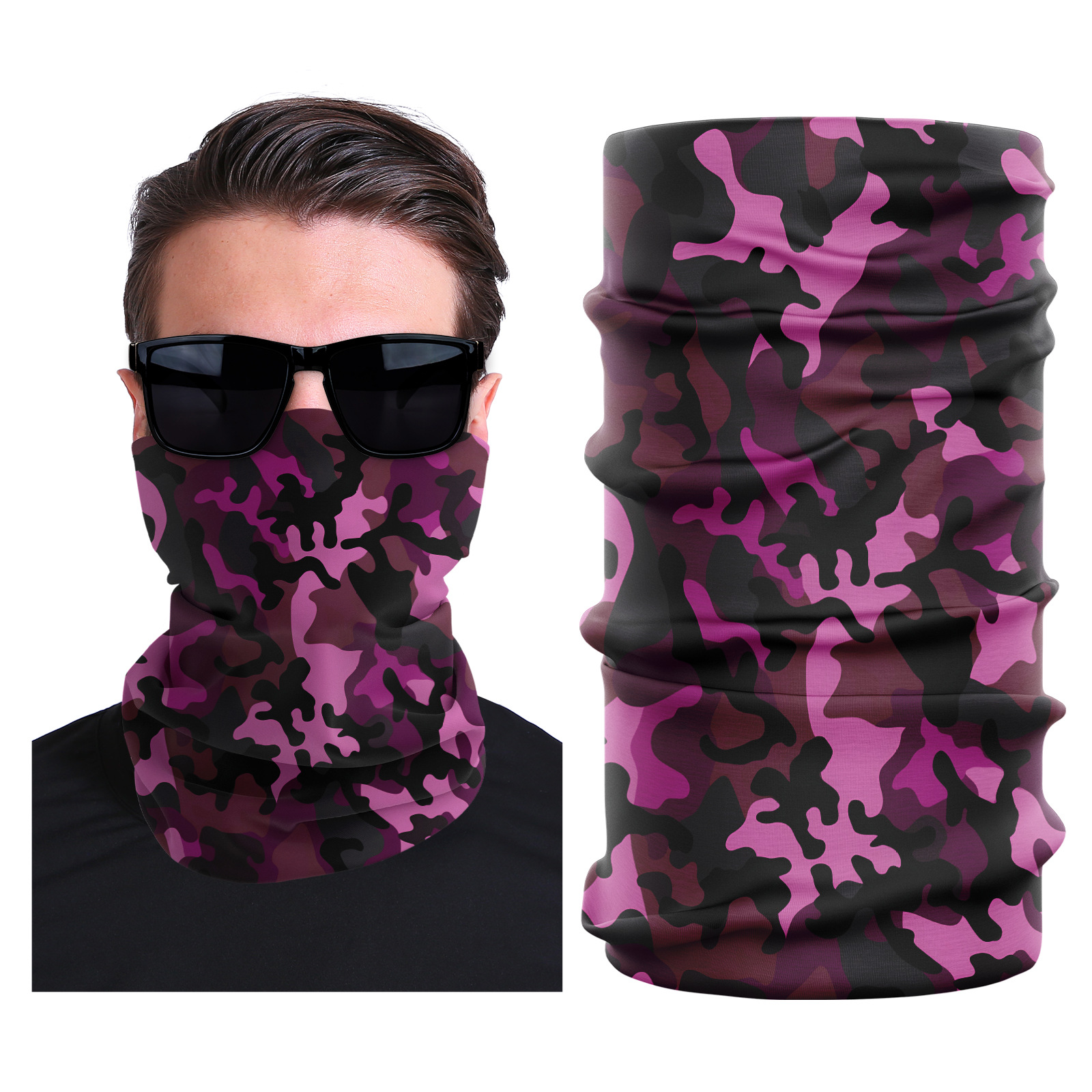 Picture of Xunhui magic scarf outdoor scarf mountaineering riding scarf high elastic seamless Ice Silk face towel cross-border bandana