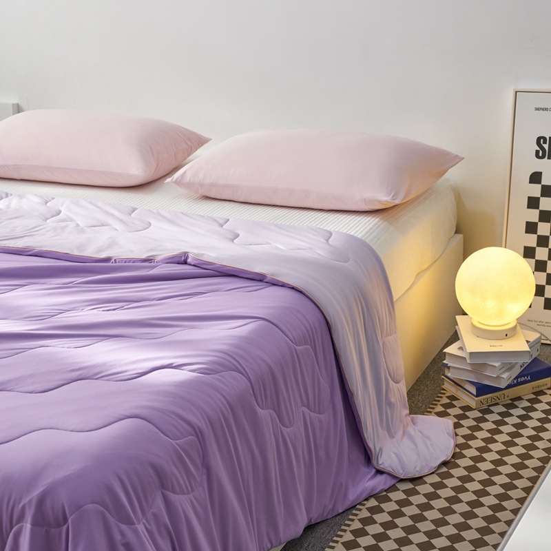 Picture of Summer Quilt with a Cooling Sensation, Silk-Like Feel Value ≥0.31, No Ice-Cold Sensation, Machine Washable, High Weight 170g, Breathable and Cool