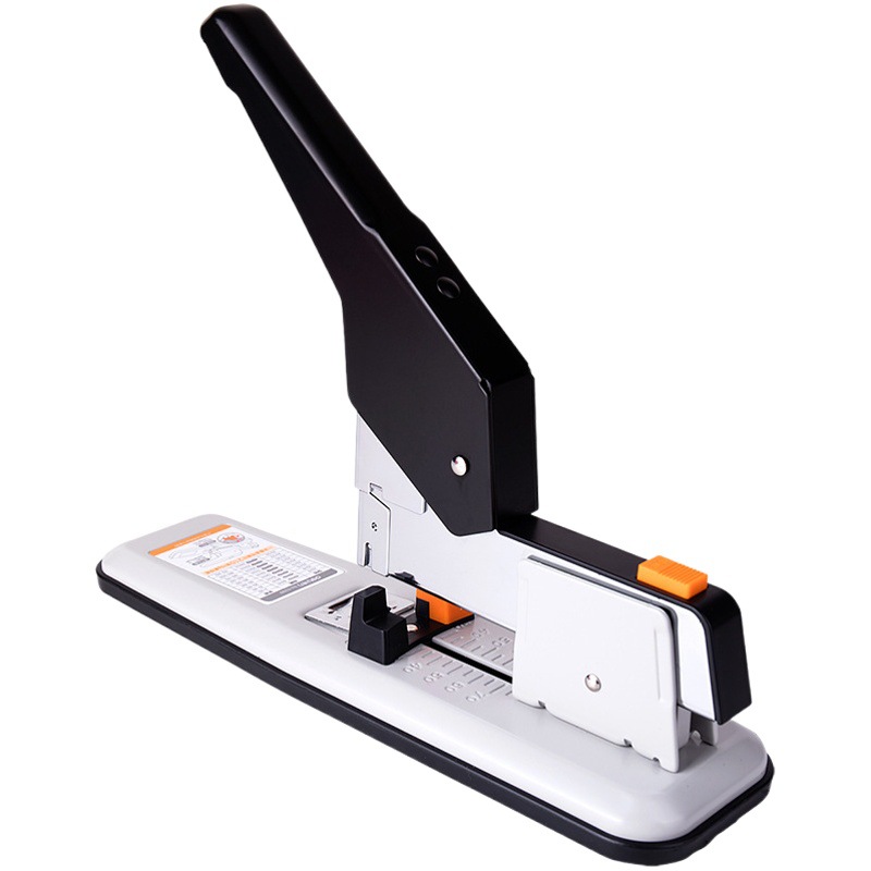 Deli 0299 Labor-saving Stapler Thickened Long Arm 100 Page Student Stapler Office 210 Heavy Stapler