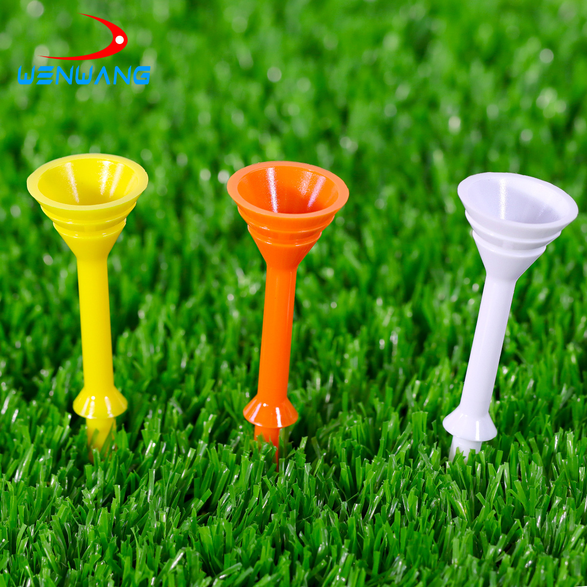 Picture of Golf ball nail large cup double layer 3-1/4 "plastic ball seat tee excellent hitting resistance and constant stability
