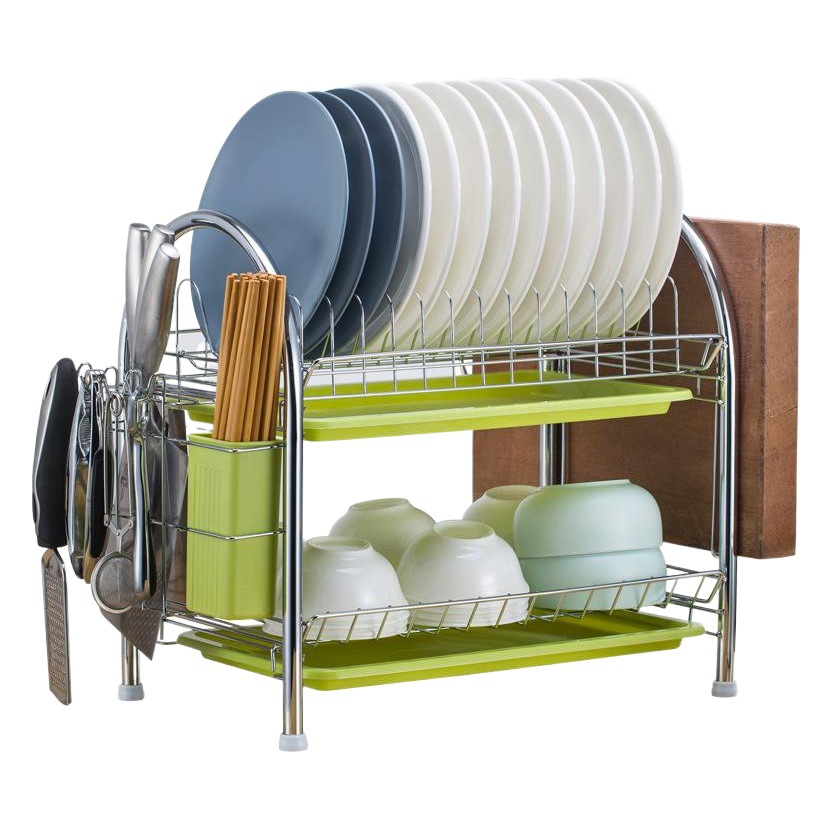 Factory Storage Rack Multi-layer Household Drain Rack Bowl and Dish Rack Kitchen Floor Cabinet Bowl Rack Storage Sundries Rack