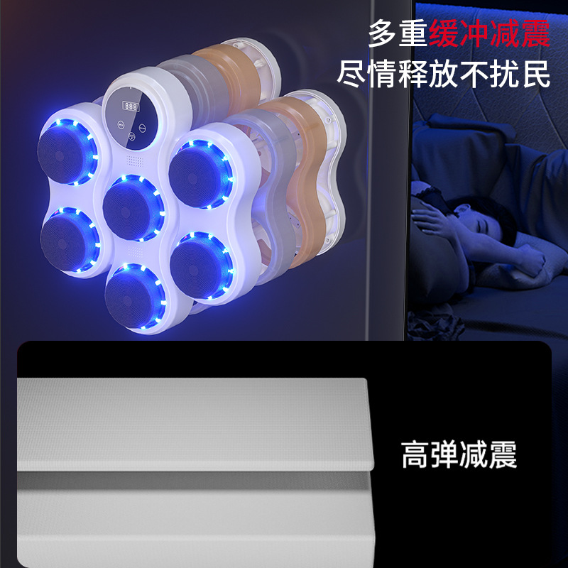 Picture of Smart Music Boxing Machine Home Adult Wall Target Children Strike Reaction Indoor Electronic Target Sanda Training Equipment