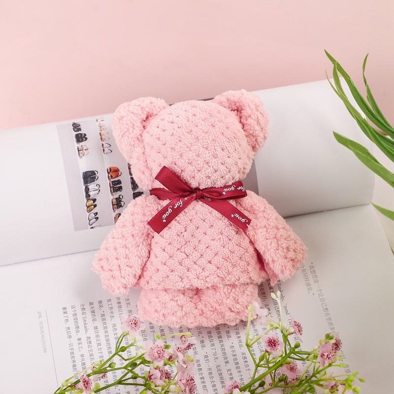 Picture of Bear Towel Hand Gift Wedding Gift Birthday Return Gift Wedding Shop Christmas Gift Opening Gift Bear Towel