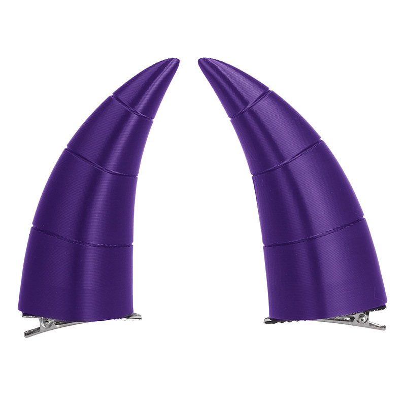 Picture of cosplay Universal Black Devil Horn Horn Halloween Headwear Accessories Props Cos Anime Hairpin 3D Headwear