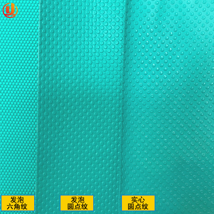 Picture of PVC polka dot non-slip plastic drip cloth clean room non-slip soft sole wear-resistant sock sole non-woven fabric PVC foam soft rubber bottom