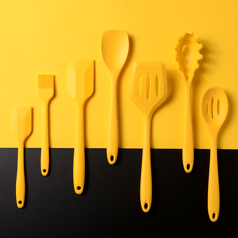 Picture of Barrel-In-One Silicone Kitchenware Set 10-Piece Non-Stick Pot Silicone Kitchenware Set 10-Piece Cooking Tools Set