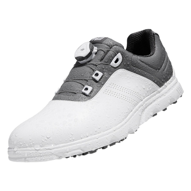 PGM 2023 new golf shoes men's knob shoelace sneakers waterproof shoes anti-side slip men's shoes