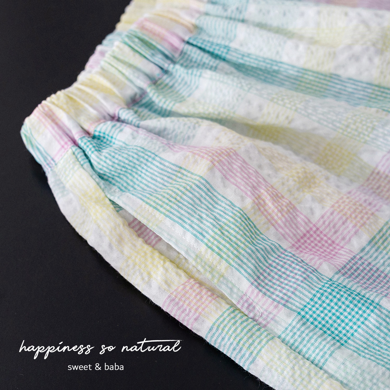 Picture of Girls' Summer New Arrival Fashionable Trousers Children's Western Style Casual Anti-mosquito Pants Female Baby Korean Style Plaid Bloomers Trendy