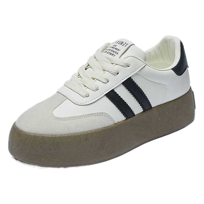 German training shoes women's shoes 2023 new autumn thick-soled white shoes retro waffle shoes spring and autumn casual sports Board Shoes