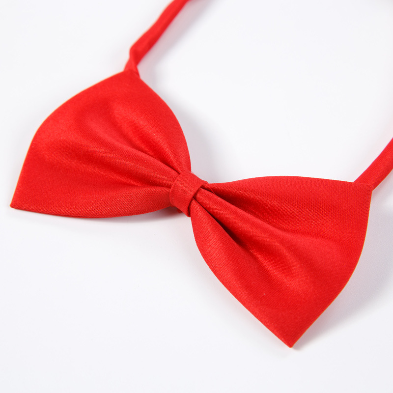 Picture of Children's Little Tie Boys' Bowknot Girls' Children's Baby Flower Girl Dress Jewelry British Black Red White
