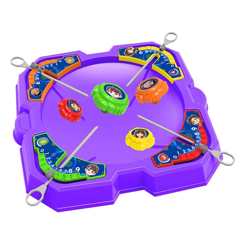Children's large battle gyro toy parent-child interactive desktop game pull plate kindergarten boy gift